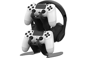 DOYO Support Manettes Casque pour PS4, XBOX One, Xbox Series X, XBOX 360, PS5, Switch Pro Support de contrôleur de Jeu Universels Métal en Aluminium Accessoires