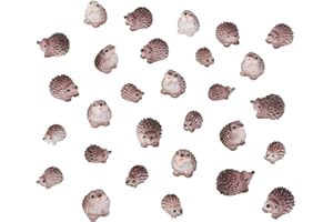 ‎AHANDMAKER AHANDMAKER Miniatur-Figuren für den Außenbereich - Gartentiere, Igel-Figuren, Gartenzubehör, Terrarium, Pflanze, Bonsai, Basteldekoration