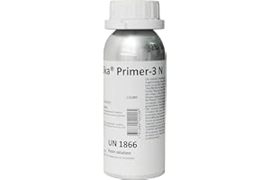 Sika Primer 3N, Primaire d'adhérence pour mastic et colle polyuréthanne, 250ml, Incolore