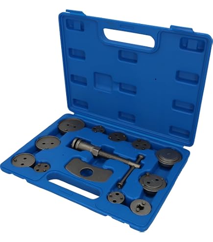 Outil Repousse-Piston De Frein - Cliquet 360° Universel Pour Pistons Simple/Double/Quad - Avec Crochets - 10