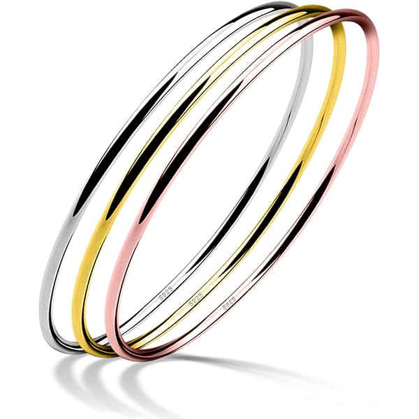 Bracciale A Maglie Cerchi Combinati In Argento 925 – Gioiello Donna Made In Spain – Idea Regalo Con Astuccio - 3