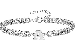 RMMD Armband Herren Silber, Armband Herren mit Buchstaben Geschenke für Männer Silber Panzerkette Armbänder Herren Jungen Edelstahl Armkette Geburtstag Geschenke für Papa Sohn Freund Bruder Teenager