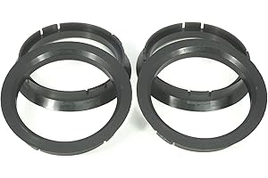 FELGENFACTORY 4x Zentrierringe 72,5 x 63,4/72 5 auf 63 4 Schwarz kompatibel mit Borbet
