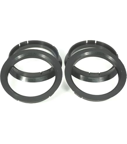 4x Zentrierringe 66,6-63,4mm - Kompatibel Mit Ford & Volvo In Rot