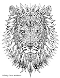 Image de Coloring Cover Notebook (Lion Tribal): Notebook for note taking, writing, research, and journaling with coloring design on cover for therapy, inner ..