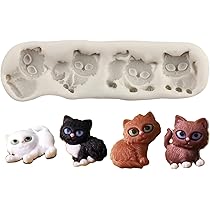 MINFEIDMS Löwen Fondant Form - Silikonform Für Kuchen Dekoration & Schokolade