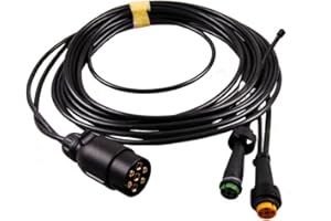 Aspöck Câble principal 7 broches avec 2 fiches à baïonnette 9 m