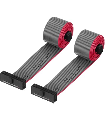 Cavo Piatto Flat Cable 3M 14 poli con 2 connettori femmina lunghezza cavo 80 cm Cavo Piatto Flat Cable 3M 14 poli con 2 connettori femmina lunghezza cavo 80 cm