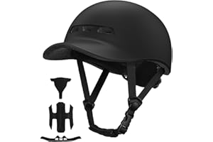 Shinmax Casco Bicicleta Adulto con Visera Casco Bici Urbano para Hombre y Mujer Casco Patinete Protección de la Seguridad Casco de Ciclismo Ciudad Scooter Carretera Montaña Ajustable Tamaño 57-62cm