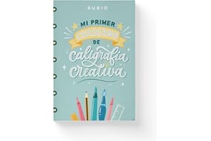 Mi primer cuaderno de caligrafía creativa | RUBIO | Aprende a dibujar letras bonitas y da primeros pasos de lettering | Lettering para principiantes | 108 páginas