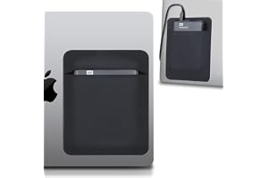 Lacdo Portabelt Fodral för Extern Hårddisk, Hårddiskhållare för Laptop, Adhesive Pouch Stick on Holder, för 2.5" Seagate, WD