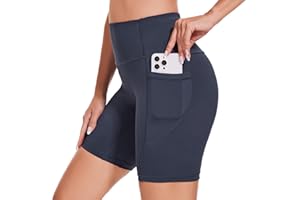 AMYTIS LINGERIE AMYTIS High Waisted Gym Leggings for Women UK,Stretch Soft Yoga Pants for Women, Tummy Control Workout Sports Exercise Running Leggings with Pockets