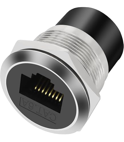 CERRXIAN, adattatore Ethernet RJ45 CAT5 da maschio a femmina, utilizzato per proteggere il jack nativo del dispositivo Elbow
