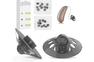 ZAREPSILONYX 20 piezas de domos abiertos para audífonos Phonak de gran tamaño (0,43 pulgadas = 11 mm) adecuados para orejas medianas a grandes. Domo abierto Phonak 4.0 para Phonak Audeo Marvel Paradise Lumity