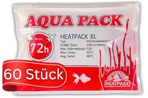 HeatPaxx Universalwärmer | HeatPack XL 72h | AquaPack | Transportwärmer | Tier- & Pflanzenversand | 15,5 cm x 11 cm (60)
