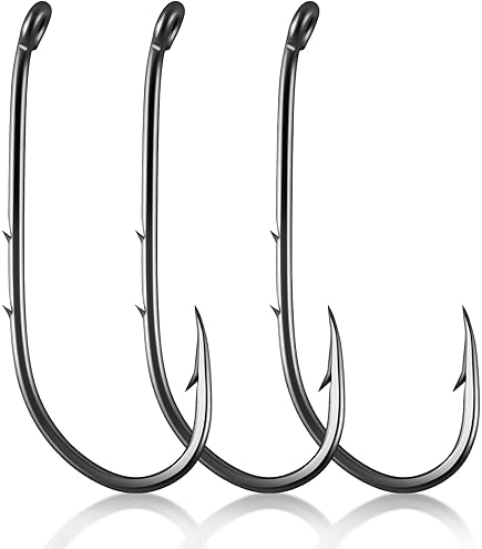 Mustad 92641-BR-2/0-8 Beak Fishing Hook - Special Long Shank With 2 Slices, Forged Down Eye Size 2/0 - View #7