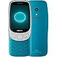 Nokia 3210 feature phone with 4G, 2.4" display, Retro design, 2MP camera, Dual SIM, Cloud Apps, 1450mAh battery, USB Type-C charging, Micro SD slot up to 32GB, Bluetooth 5.0 - Scuba Blue