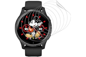 BEUKEI 6 Piezas Protector Pantalla para Garmin Venu/Venu 2, Suave TPU Protector Cristal, Senza Bolle, HD Trasparente,Sensibile al tatto, Folie