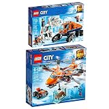 Lego CITY 2er Set 60193 60194 Arktis-Frachtflugzeug + Arktis-Erkundungstruck - Leg