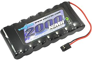 Voltz 2000mAh 9.6v TX Flat Battery with Futaba Connector