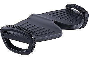 bonmedico Svingo ergonomiczny podnóżek pod biurko, antypoślizgowy podnóżek na biurko, aktywuje mięśnie nóg podczas siedzenia, łagodzi ból, regulowana wysokość oparcia dla stóp