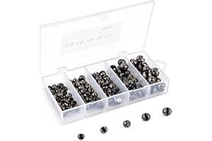 Proberos® 100PCS Fishing Split Shot Weights Removable Sinkers for Fishing