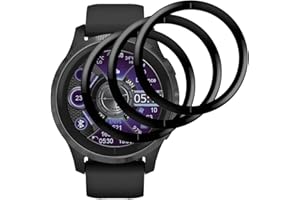 Beukei Vitre Protection pour Garmin Venu Verre Trempé,3 Pièces Protection Ecran [Dureté 9H][Ultra HD Claire][Anti Rayures] Film Trempé