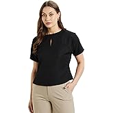 Symbol Premium Women's Polyester Crop Top (Relaxed Fit | Stylish | Desk-to-Dinner) (Available in Plus Sizes)