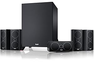 Teufel CONSONO 35 Mk3 Power Edition 5.1 Set - Heimkino Lautsprecher mit Mächtiger Subwoofer, Hi-Fi-Satelliten, Surround Soundanlage - schwarz