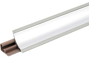 DQ-PP 3m WINKELLEISTE – Aluminium – 23 x 23mm – PVC – GRATIS Schrauben – Küchenleiste Arbeitsplatte Abschlussleiste Leiste Küche Küchenabschlussleiste Wandabschlussleiste Tischplattenleisten
