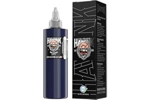 HAWINK Tatuaje Color Negro Puro Botellas de 240ml Pure Black Tinta Tattoo Ink Accesorios Profesionales para Tatuajes Tinta TI203DE-240-001