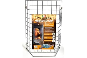 BB BUYBATH Griglia salvaustioni magnetica regolabile per stufe a pellet o legna