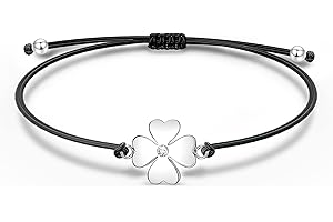 NINAWISH Sterling Silber Armband für Damen, Glücksarmband, Freundschaftsarmband, Knöchel-Armband, Muttertagsgeschenk für Mama, Schmuck Freundschaft Geschenke für Frauen, Armband Damen, mit Schmuck-Box