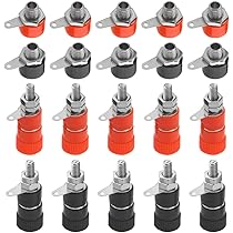 ROM Borne De Liaison 10 Paires Fiche Banane 4Mm Poste De Liaison Prise