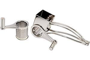 La Bonne Graine N3009X-2 - Rallador/Cortador Manual, Acero Inoxidable