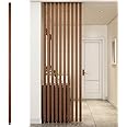 Floor to Ceiling Room Divider - Solid Wood Screen Partition Post, Modern Luxury Living Room Column Bedroom Wall Vertical Bar Room Dividers, Easy to install ( Color : Wood 1Pc , Size : 100cm/39.3in/3.2