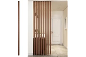 WAHHWF Separador de Ambientes De suelo a techo Separador de ambientes - Madera Sólida Pantalla Partición Post, Moderno Lujo Columna de Sala de Estar Dormitorio Pared Barra Vertical Separadores de ambientes (
