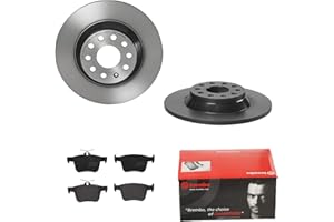 BREMBO BREMSSCHEIBEN Ø300mm + BREMSBELÄGE HINTEN FÜR VW GOLF 7 PASSAT 3G TOURAN