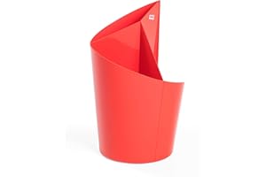 Domplex Chappel Flor 3R Portaombrelli Multifunzione per Ombrello, divisore di Oggetti o Vaso, Rosso, Pequeño