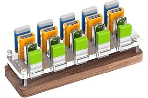 AOJUE Speicherkarte aus Holz, TF-Karte-Box und USB-Treiber/SD-Kartenhalter, Mikro-SD-Karte-Box, Speicherkarte-Box, Aufbewahrungskarte mit Speicherkarte (20xusb Interface)