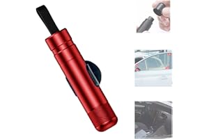 JEEEUN Safehammer Glass Breaker, Safe Hammer Glass Breaker，Car Window Breaker, Car Safety Hammer,window breaker seatbelt cutter (red)