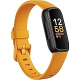 Fitbit Inspire 3 Health & Fitness Tracker (Morning Glow/Black) with 6-Month Premium Membership
