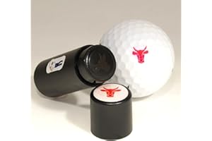 D B Spares Red Raging Bull Golf Ball Stamper Stamp Marker Personalize your Golf Balls
