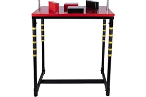 DYJD Professional Standard Arm Wrestling Battle Table Arm Wrestling Battle Table Wrist Competition Training for Family Or Office, Gym Club,redblack
