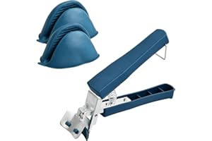 RAPIDBOK Pinza per Teglie, Guanti Protettivi in Silicone, Clip Pinza per Ciotola, per Afferrare e Sollevare Ciotole, Padelle, Teglie, Piatti e Pentole, Antiscivolo Resistente Alle Alte Temperature