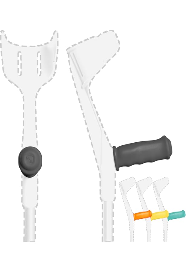 MYCOVER TRENDY COVER For Crutches And Walking Sticks, Fits All Crutches - View #3