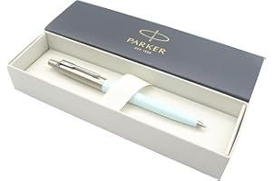 PARKER PEN COMPANY Parker Jotter Premium długopis - pastelowe wykończenie w kolorze niebieskim, kolekcja retro - niebieski atrament - opakowanie prezentowe