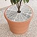 Safetots Plant Pot Soil Guard White