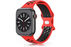 Wanme Pasek do zegarka Apple Watch 49 mm, 45 mm, 44 mm, 42 mm, 41 mm, 40 mm, 38 mm, miękki silikonowy pasek zamienny do iWatch / Apple Watch Series 9 8 7 6 5 4 3 2 1 SE Ultra