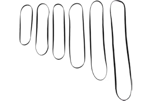 AUXPHOME Plattenspieler-Antriebsriemen für alle Marken-Modelle, elektronisches Laufwerk, Plattenspieler/Phono/Plattenspieler, Vinyl/alter Plattenspieler, Klebeband, CD-Plattenspieler-Ersatz-Antriebsriemen (206